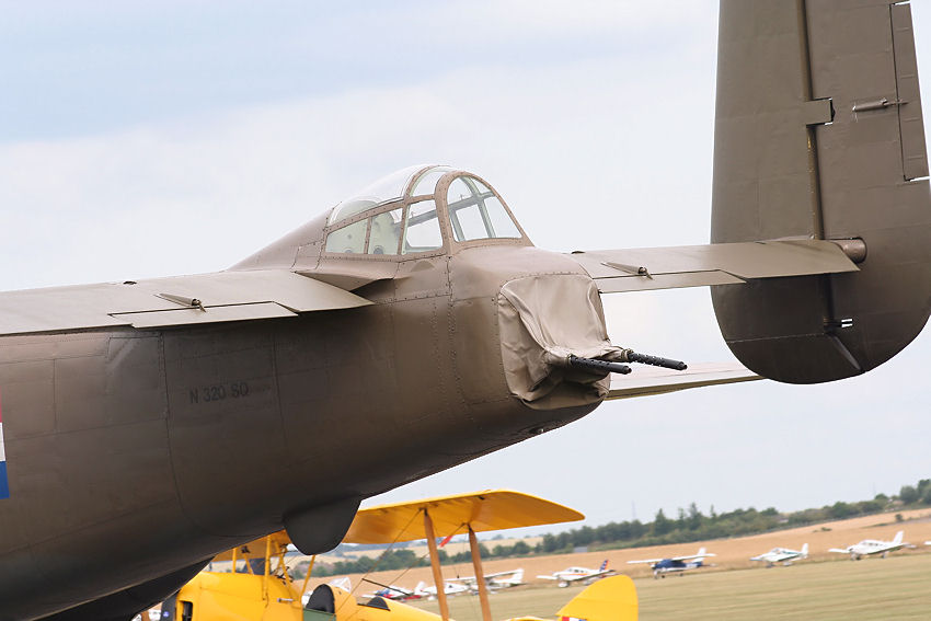 North American B 25 „Mitchell“: MG´s im Heckstand des Bombers