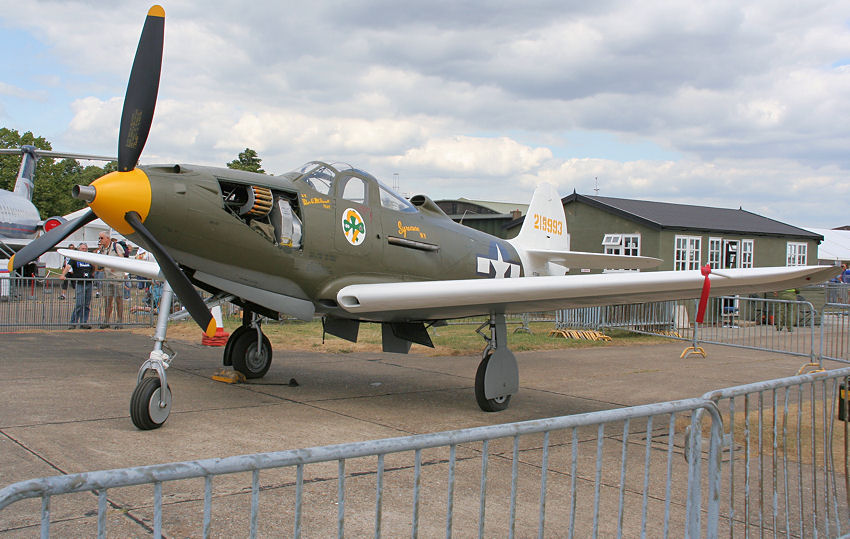 Bell P-39 Airacobra: Der Motor war hinter dem Pilotensitz angeordnet