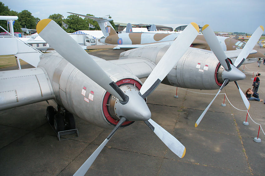 Bristol Britannia 312: Antrieb des Flugzeugs