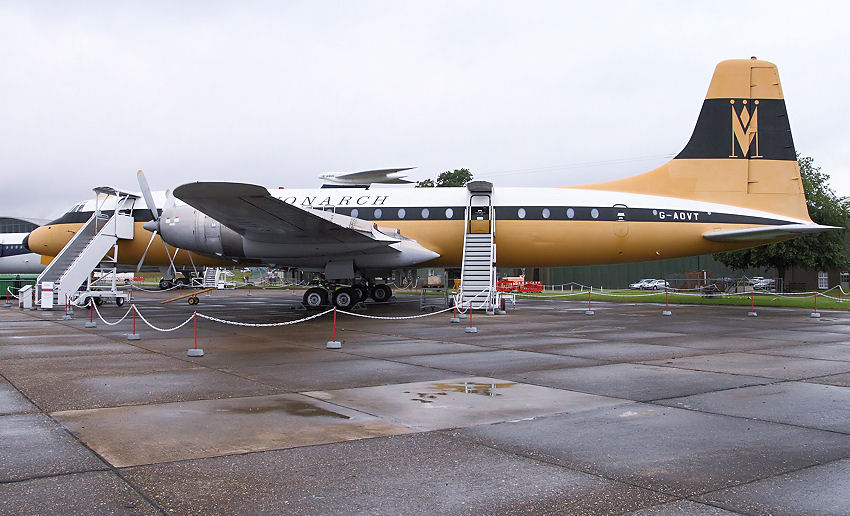 Bristol Britannia 312: Das Flugzeug ist ein flüsternder Langstrecken-Turboprop der 1950er Jahre
