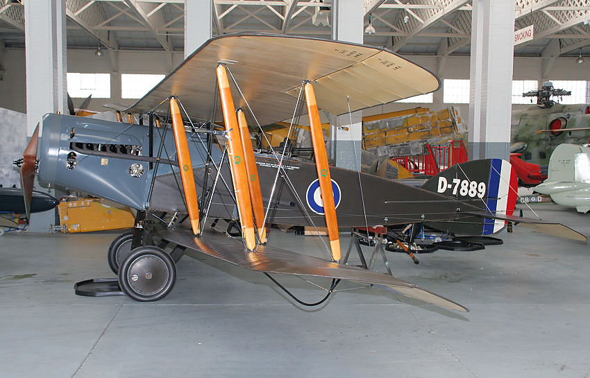 Bristol F.2B Fighters: 2-sitziges Doppeldecker-Jagdflugzeug der Royal Air Force (RAF) von 1916
