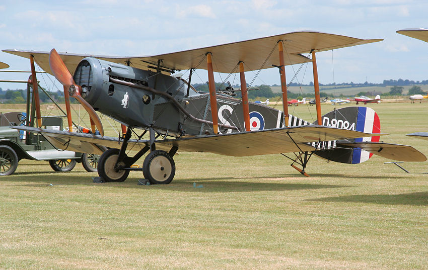 Bristol F.2B Fighters: 2-sitziges Doppeldecker-Jagdflugzeug der Royal Air Force (RAF) von 1916