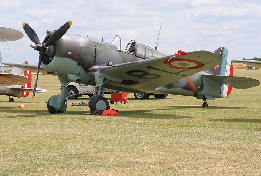 Curtiss P-36 Hawk (auch: Hawk 75): amerikanisches Jagdflugzeug der 1930er Jahre