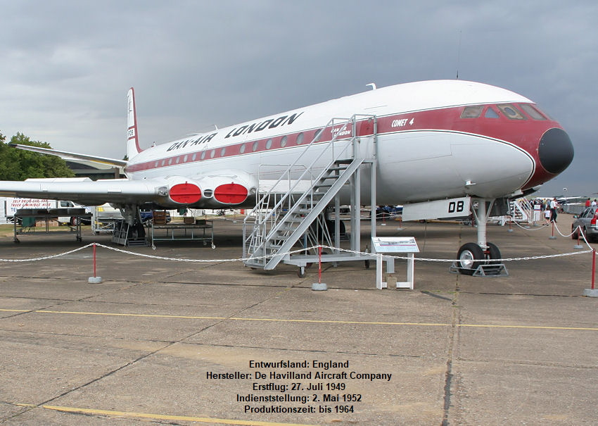 De Havilland DH 106 Comet 4C: Das erste in Serie gebaute Düsenverkehrsflugzeug der Welt