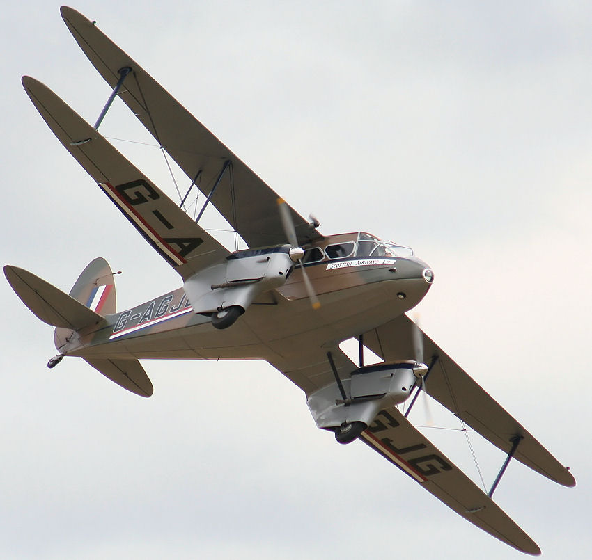 De Havilland D.H. 89 Dragon Rapide: erfolgreiches Passagierflugzeug der 1930er Jahre