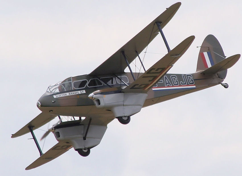 De Havilland D.H. 89 Dragon Rapide: erfolgreiches Passagierflugzeug der 1930er Jahre