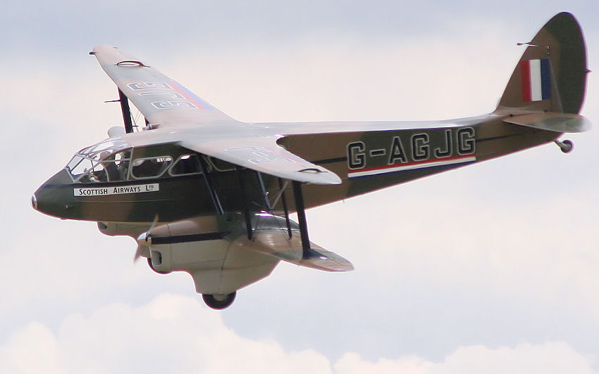 De Havilland D.H. 89 Dragon Rapide: erfolgreiches Passagierflugzeug der 1930er Jahre