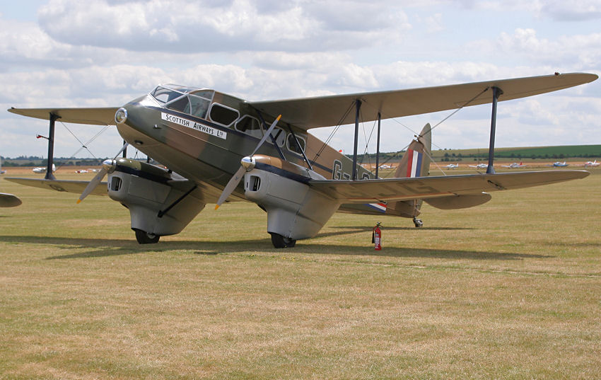 De Havilland DH 89 Dragon Rapide: erfolgreiches Passagierflugzeug der 1930er Jahre