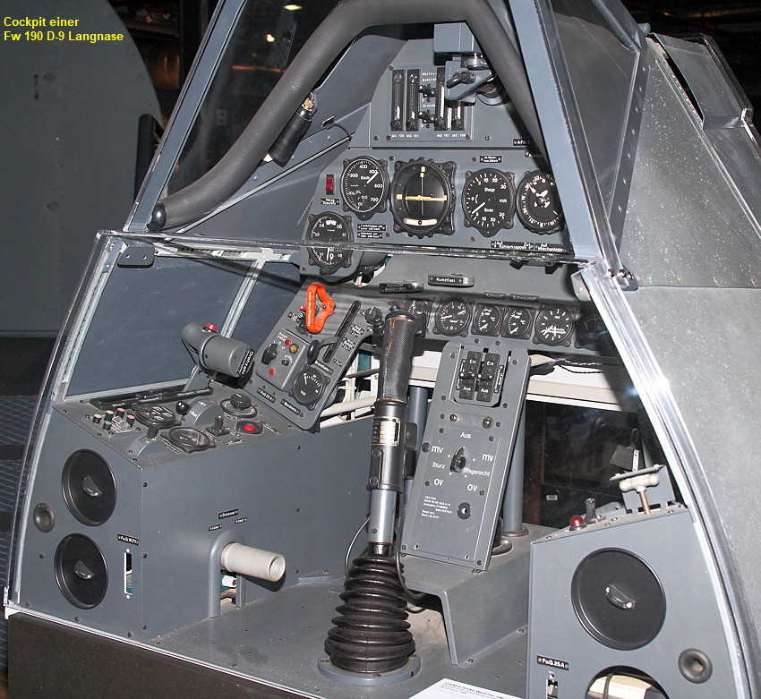 Focke Wulf Fw 190 D9 - Cockpit