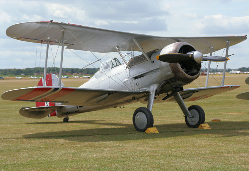 Gloster Gladiator: Das Flugzeug war das letzte Doppeldecker-Jagdflugzeug der Royal Air Force (RAF)