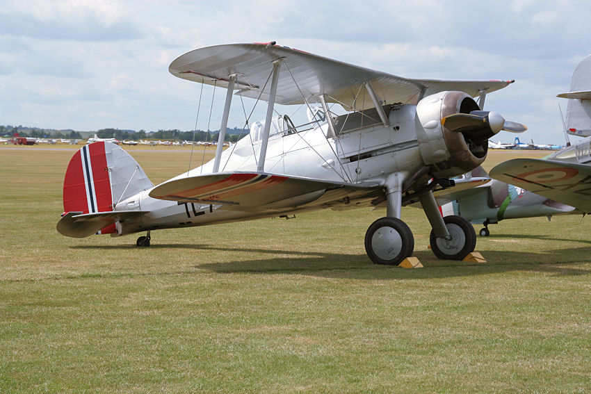 Gloster Gladiator: Doppeldecker-Jagdflugzeug der Royal Air Force (RAF)