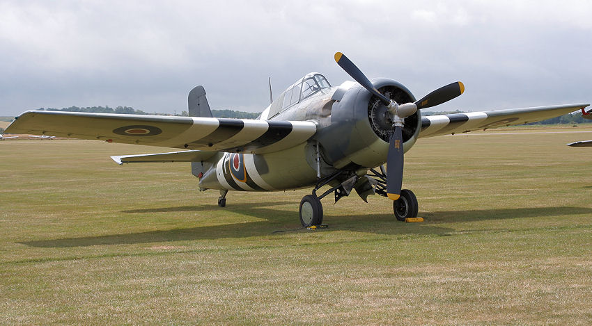 Grumman Wildcat Rollfeld