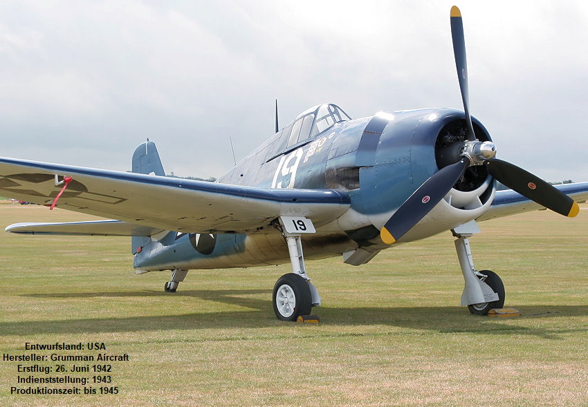 Grumman F6F-3 Hellcat: Trägergestütztes Jadgflugzeug der USA im  Zweiten Weltkrieg