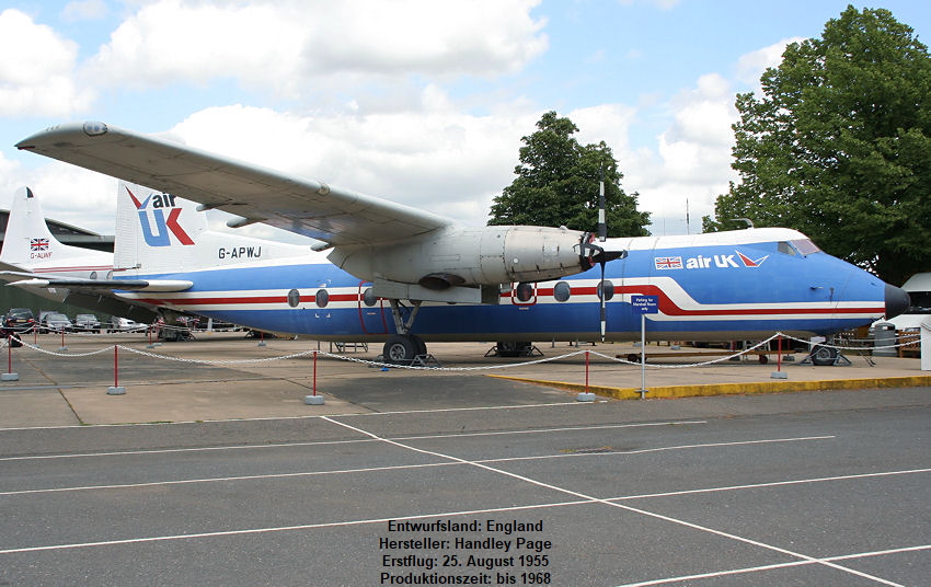 Handley Page Herald 200: Verkehrsflugzeug von 1959