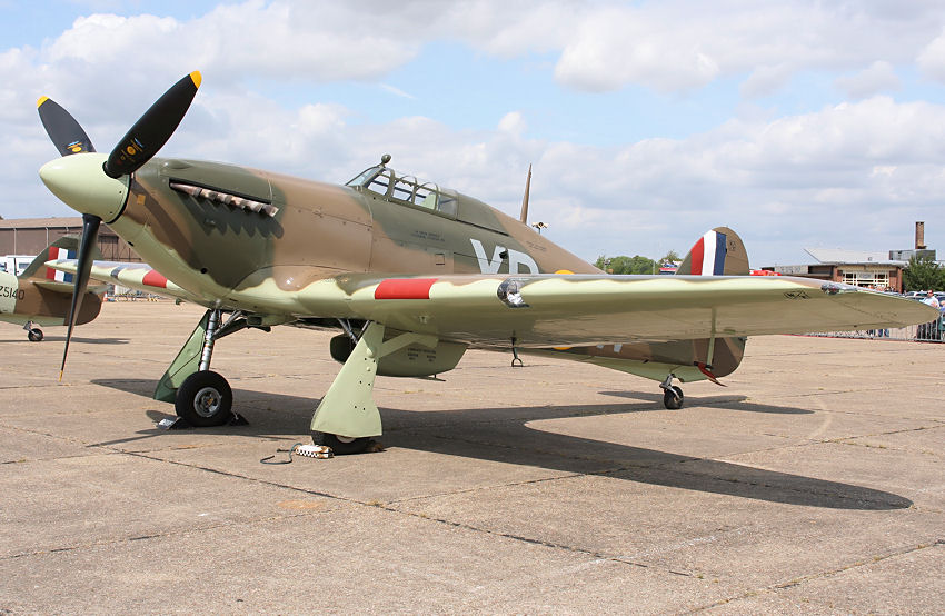 Hawker Hurricane: Das Flugzeug war der erste moderne Jagdeindecker der ROYAL AIR FORCE