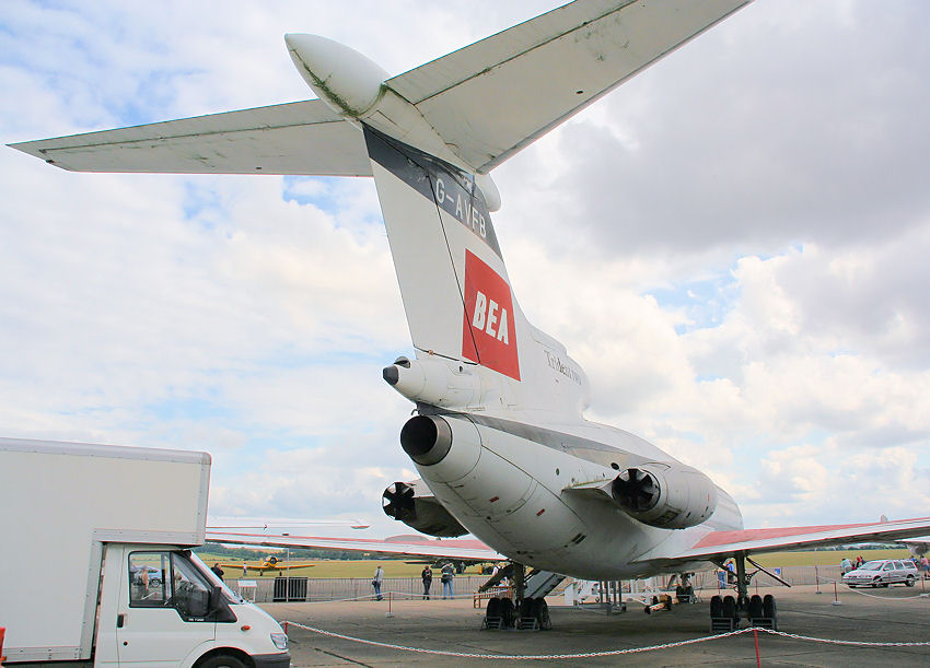 Hawker Siddley Trident 2E: Die Maschinen waren mit  965 km/h die schnellsten Linienflugzeuge aller Zeiten