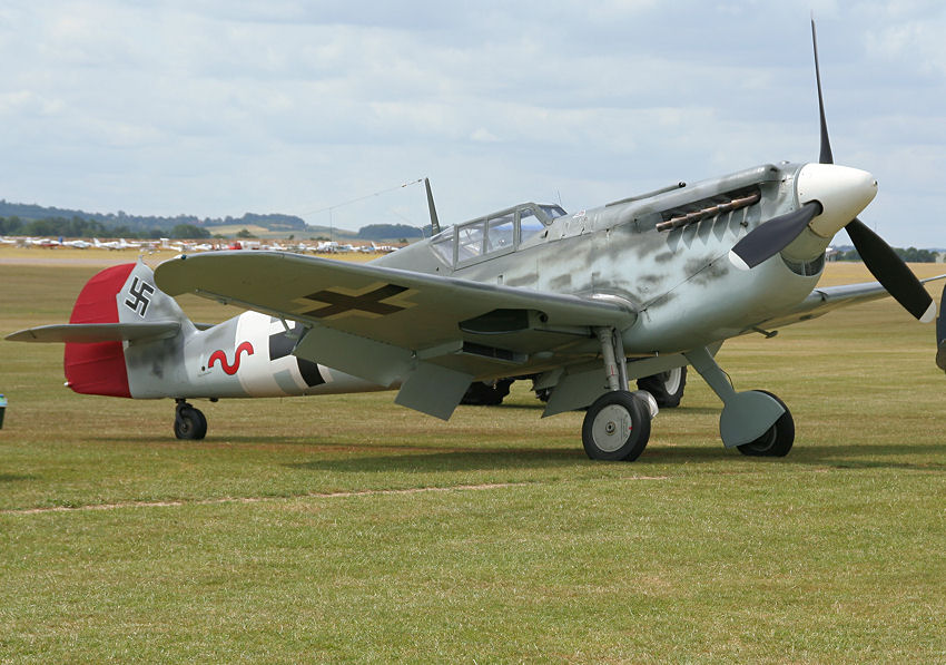 Messerschmitt Bf 109: Nachkriegs-Version mit Rolls-Royce Merlin Motor