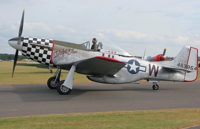 P-51 D Mustang, North American: Das Jagdflugzeug war schnell, wendig und einfach zu fliegen