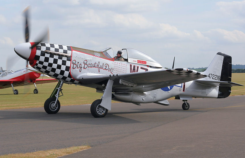 P-51 D Mustang, North American: Das Jagdflugzeug war schnell, wendig und einfach zu fliegen