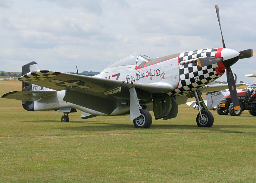 P-51 D Mustang, North American: Das Jagdflugzeug war schnell, wendig und einfach zu fliegen