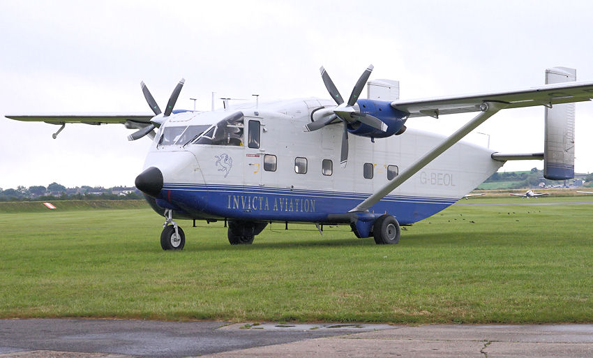 Short S.C.7 Skyvan: zweimotoriges Frachttransportflugzeug von 1963