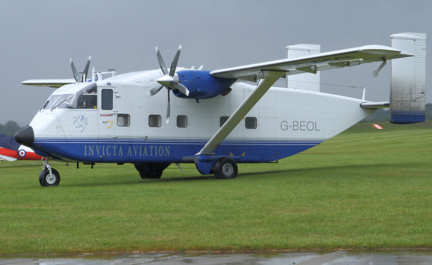 Short S.C.7 Skyvan: zweimotoriges Frachtflugzeug von 1963