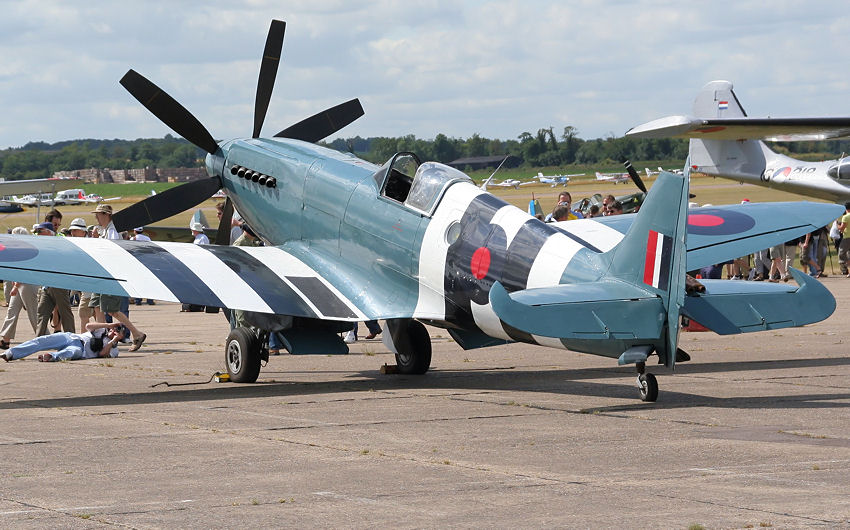 Supermarine Spitfire PR.XIX: Fotoaufklärer mit gegenläufigem Doppel-Propeller
