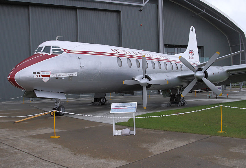 Vickers Viscount 701: erstes Passagierflugzeug mit Turboprop-Antrieb