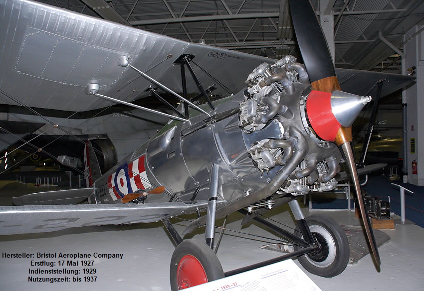 Bristol 105 Bulldog: Jagdflugzeug der Royal Air Force aus den frühen 1930er Jahren