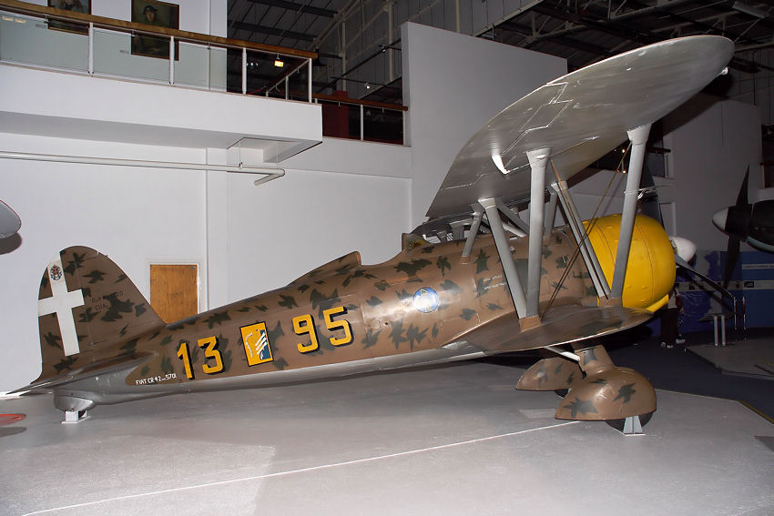 Fiat CR.42 Falco: technisch war das italienische Flugzeug schon damals überholt