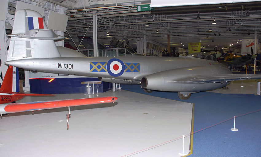 Die Gloster Meteor war das erste britische strahlgetriebene Jagdflugzeug