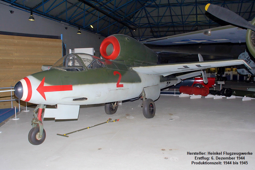 Heinkel He 162 Volksjäger: Die Flugleistungen lagen über denen der Alliierten Jäger
