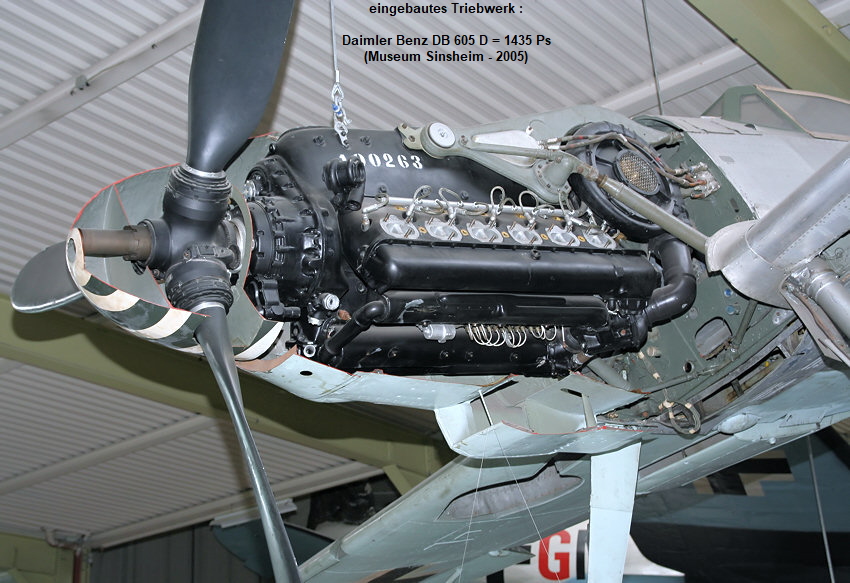Messerschmitt Bf 109 - Motor