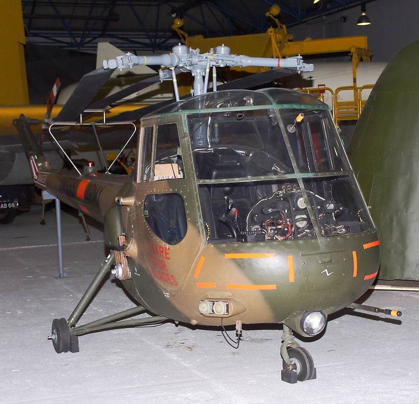 Saunders Roe Skeeter AOP Mk.12: einer der ersten kleinen 2-sitzigen Hubschrauber