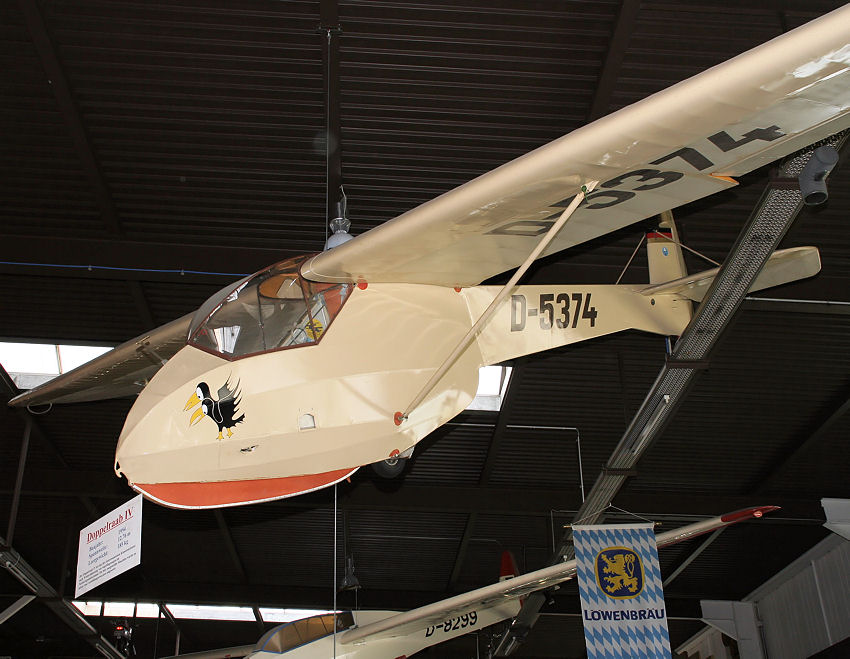 Doppelraab IV: Segelflugzeug, Erstflug: 1952