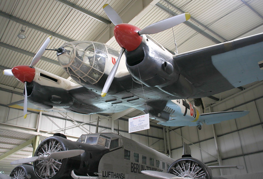 Heinkel He 111 H:  Bomber de 2. Weltkriegs als freitragender Tiefdecker in Ganzmetallbauweise