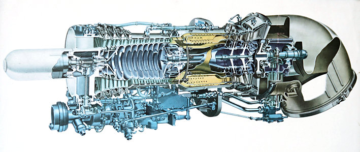 Bristol Siddeley Grome - Skizze des Triebwerks