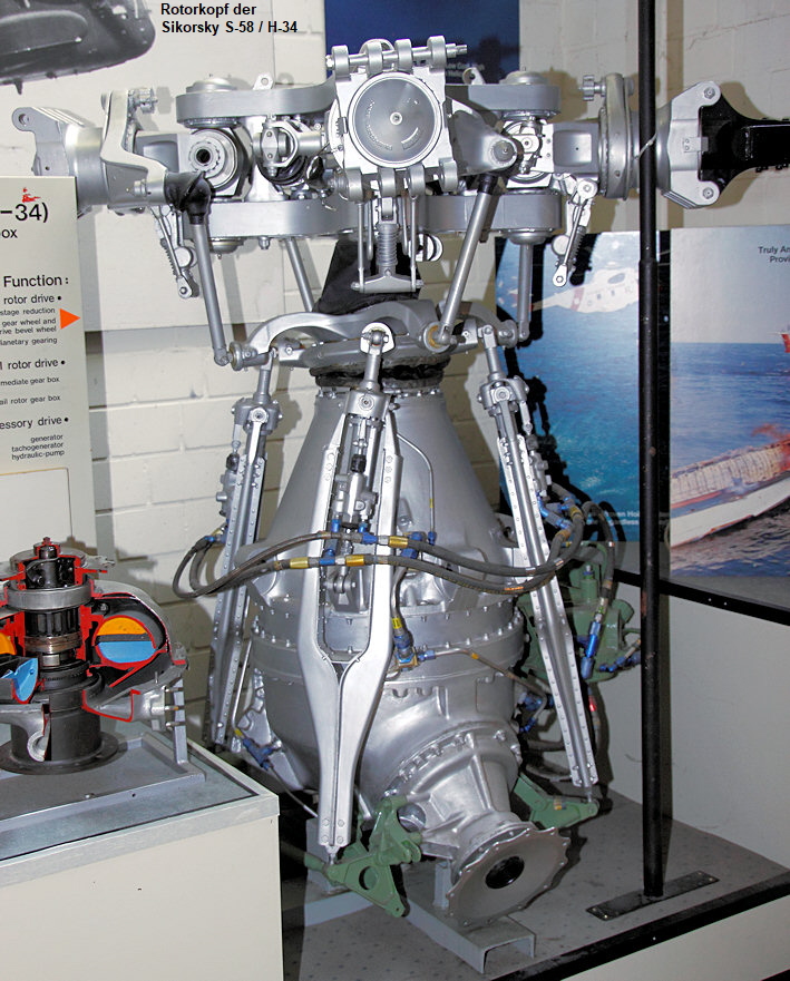 Rotorkopf der Sikorsky S-58 / H-34