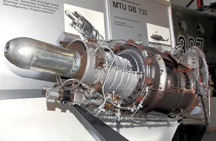 MTU DB 720 - Turbinen-Entwicklung