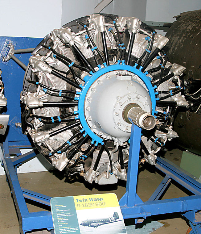 Pratt and Whitney Twin Wasp R-1830-90D