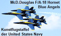 Blue Angels: Die beste Kunstflugstaffel der Welt fliegt 6 McDonnell Douglas F/A-18 Hornet (US Navy)