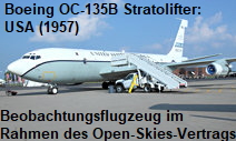 Boeing OC-135B Stratolifter: Beobachtungsflugzeug im Rahmen des Open-Skies-Vertrags