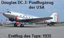 Douglas DC-3: Postflugzeug der USA