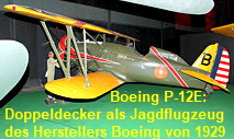 Boeing P-12E: Doppeldecker als Jagdflugzeug des US-amerikanischen Herstellers Boeing von 1929