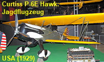 Curtiss P-6E Hawk: Doppeldecker-Jagdflugzeug der USA von 1929