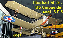 Eberhart SE-5E: amerikanischer Umbau der britischen Royal Aircraft Factory S.E.5 von 1917
