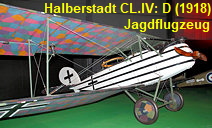 Halberstadt CL.IV: deutsches Erdkampfflugzeug und Jäger im Ersten Weltkrieg