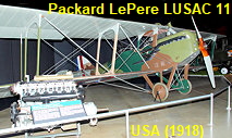 Packard LePere LUSAC 11: Kampfflugzeug, leichte Bomber und Aufklärer von 1918