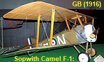 Sopwith F-1 Camel: Das erfolgreichste britische Jagdflugzeug des Ersten Weltkrieges wurde von der Sopwith Aviation Company entwickelt und gebaut