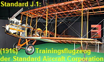 Standard J-1: Trainingsflugzeug der USA von 1916 der Standard Aircraft Corporation 